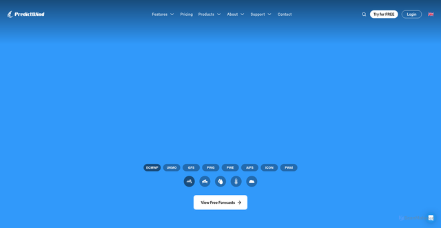 Security scan screenshot of https://predictwind.com