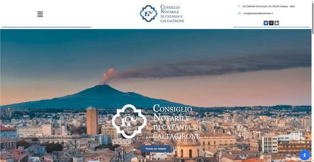 Security scan screenshot of https://www.consiglionotarilecatania.it/