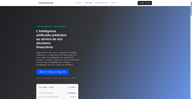 Security scan screenshot of https://www.framehiberixhub-ai.net/