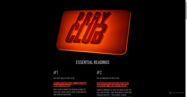 Security scan screenshot of https://whatabeggar-static.pages.dev/reads.html