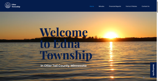 Security scan screenshot of https://www.ednatownshipmn.gov/