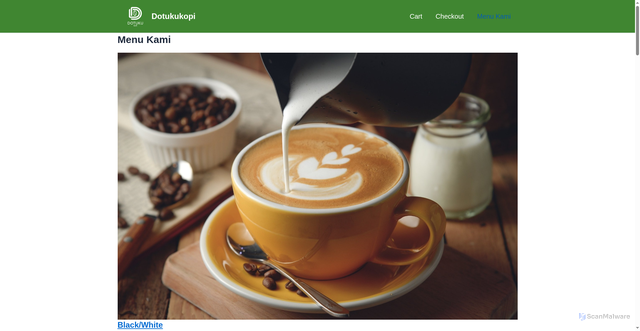 Security scan screenshot of https://dotukukopi.my.id/
