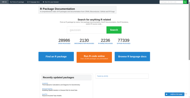 Security scan screenshot of https://rdrr.io