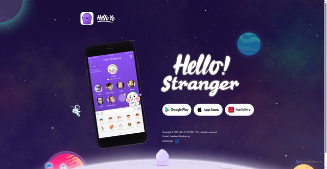 Security scan screenshot of https://helloyo.sg