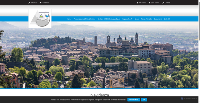 Security scan screenshot of https://www.atobergamo.it/
