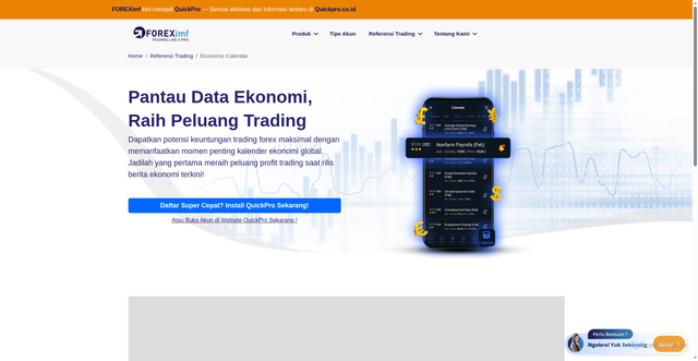 Security scan screenshot of https://www.foreximf.com/economic-calendar