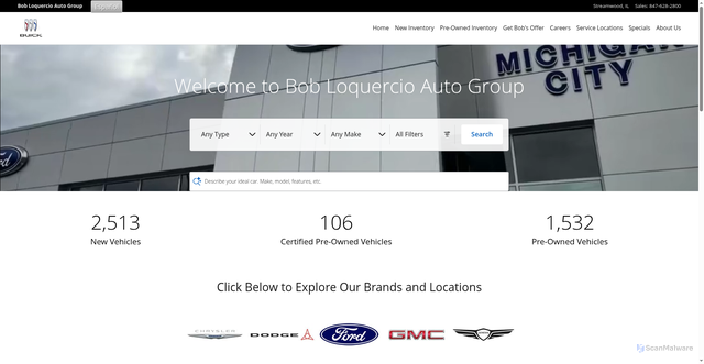 Security scan screenshot of https://www.blautogroup.com