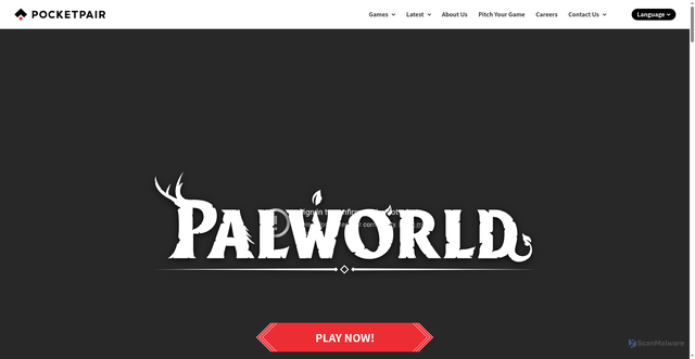 Security scan screenshot of https://www.pocketpair.jp/en/games-en/palworld-en/