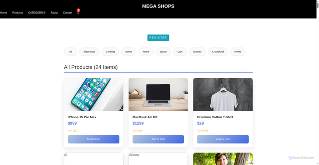 Security scan screenshot of https://shopnow-d6i5yyocs5.edgeone.app/