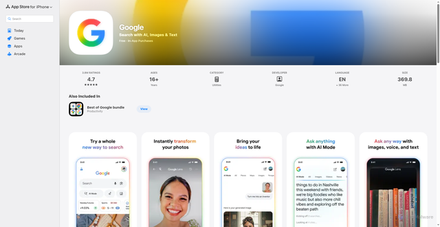 Security scan screenshot of https://iga.google.com/