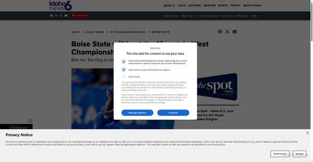 Security scan screenshot of https://www.kivitv.com/news/local-news/in-your-neighborhood/boise-state/boise-state-will-host-the-mountain-west-championship-game-against-unlv