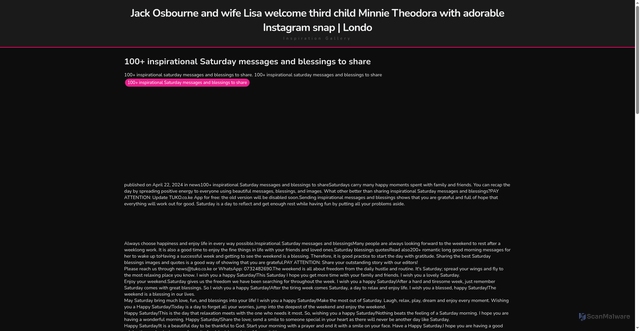 Security scan screenshot of https://pikejudgeblog-dpn8knmrw4nu.edgeone.app/100-inspirational-saturday-messages-and-blessings-to-share.html