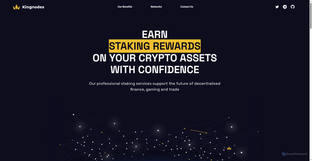 Security scan screenshot of https://kingnodes.com