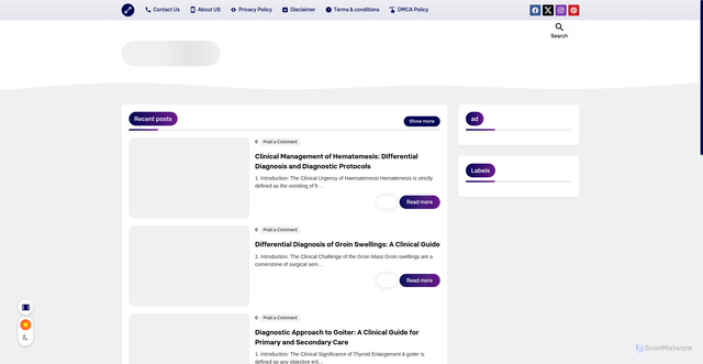 Security scan screenshot of http://www.tipsinmedicine.online/