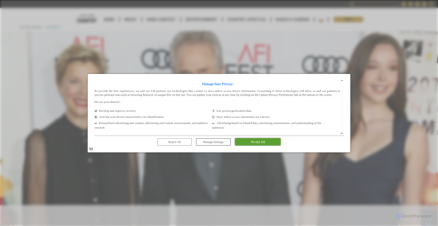 Security scan screenshot of https://www.wideopencountry.com/annette-bening-warren-beatty-daughter-ella-beatty/