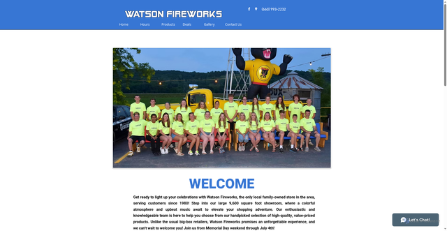 Security scan screenshot of https://www.watsonfireworks.com/