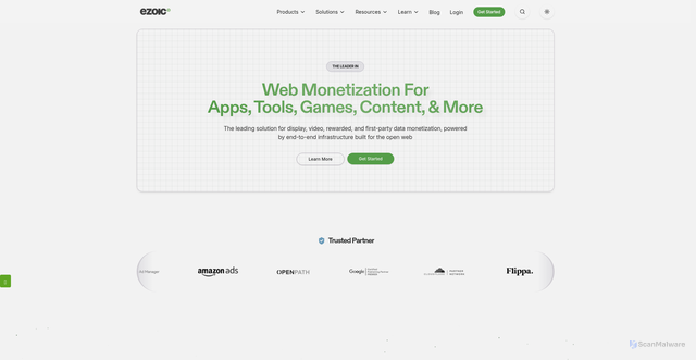 Security scan screenshot of https://ezodn.com