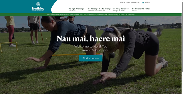 Security scan screenshot of https://www.northtec.ac.nz/