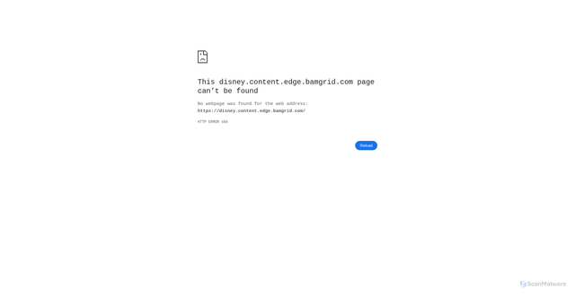 Security scan screenshot of https://disney.content.edge.bamgrid.com
