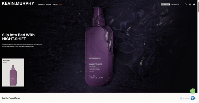 Security scan screenshot of https://kevinmurphy.com.au