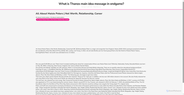 Security scan screenshot of https://rasastudiobytes-dp86h10thygo.edgeone.app/all-about-maisie-peters-net-worth-relationship-career.html