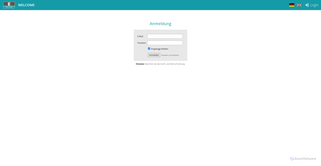 Security scan screenshot of https://portal.welcomeyou.de