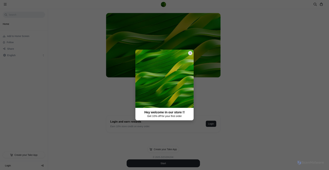Security scan screenshot of http://aztechzizo.com/