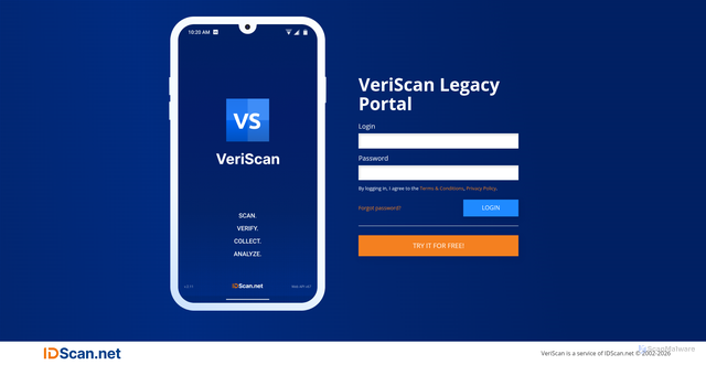 Security scan screenshot of https://veriscanonline.com