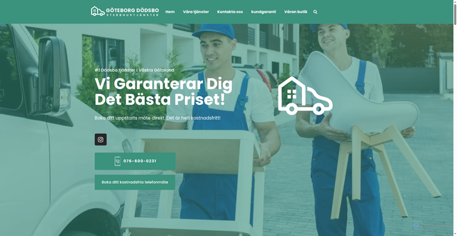 Security scan screenshot of https://gbgdodsbo.se