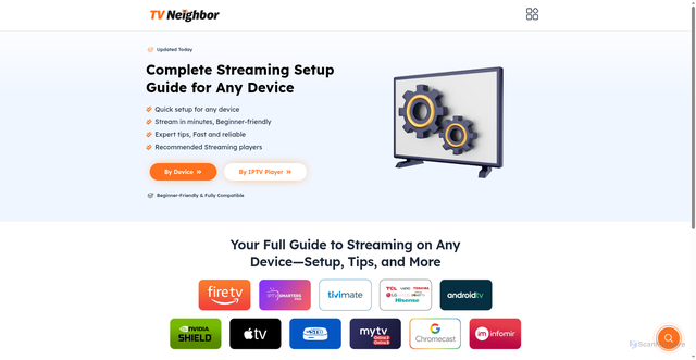 Security scan screenshot of https://tvneighbor.com/tutorials/