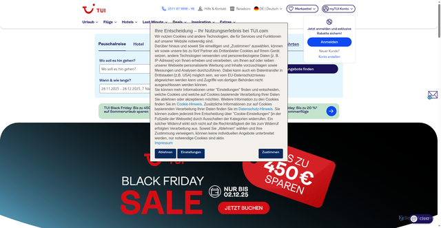 Security scan screenshot of http://cloud.tui.com/