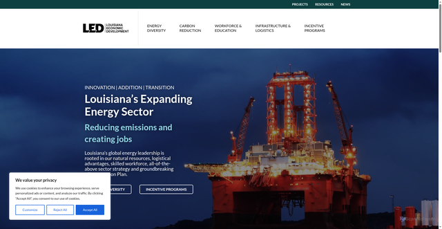 Security scan screenshot of https://ledenergy.wpengine.com/