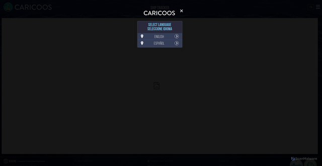 Security scan screenshot of https://www.caricoos.org/ship-tracker?locale=en