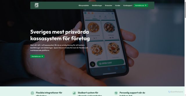 Security scan screenshot of https://purspot.se