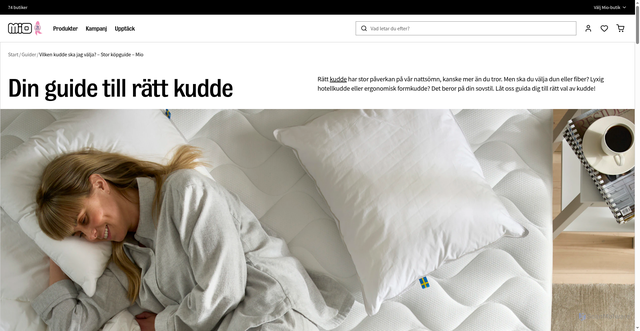 Security scan screenshot of https://www.mio.se/guider/att-valja-kudde?utm_source=MioMedlem_AM&utm_medium=email&utm_campaign=AUTO_EMD_S%C3%84NG_MAIL2_UGARANTI_H2026&eclub=74gXlzR0P0Y1F6Ah32Qurx1frOTdL%2BmXQU7dNBeUxhU%3DeynjkarBYj1db%2FByV3D8%2B4q85dV3fB4KDeFZDrciWwBRz%2FHvWjLxvVS6I6374AKq5sgoa2nNeszyvS4jGImf%2FYLiakfLUEAeKvgLbdUCs11pD29uj1tXMJyCgsMPaVY7idpQ57%2BY96f46krBeJG7bJ8xr2IE%2Fa11dVaIVGsmP%2BAJgVGYu7avyScBNIsCzKuCIWoB1VJkrmOl%2F4kqB05q0g%3D%3D