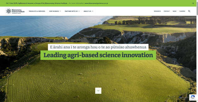 Security scan screenshot of https://www.agresearch.co.nz/