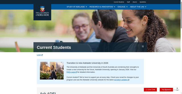 Security scan screenshot of https://adelaide--tst1.custhelp.com