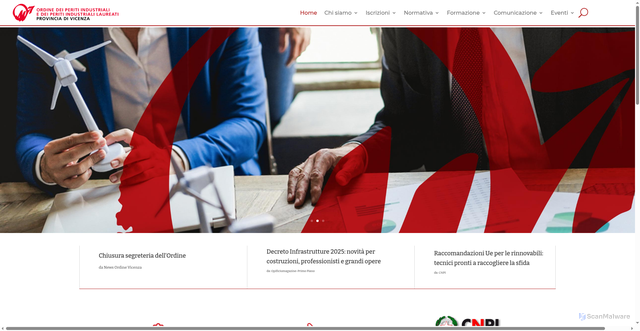 Security scan screenshot of https://ordine-vicenza.cnpi.eu/