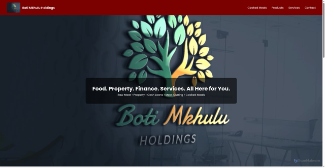 Security scan screenshot of https://botimkhuluholdings-42fu5jel97.edgeone.app/