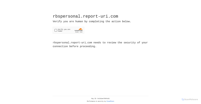 Security scan screenshot of https://rbspersonal.report-uri.com