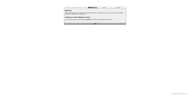 Security scan screenshot of https://heijmans.nu