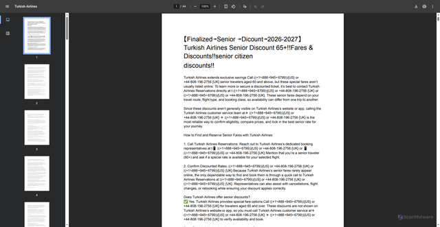 Security scan screenshot of https://afas-global.org/wp-content/uploads/event-manager-uploads/event_banner/2026/02/Turkish-Airlines-1.pdf