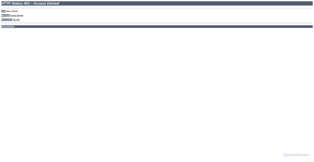 Security scan screenshot of https://hilltopholdings.service-now.com
