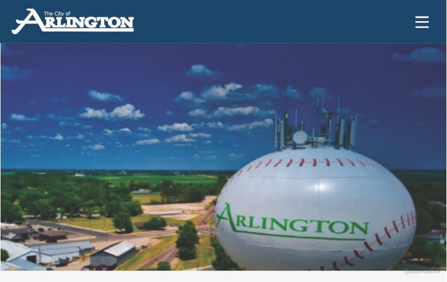 Security scan screenshot of https://arlingtonmn.gov/