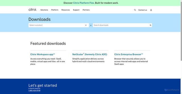 Security scan screenshot of https://download.apps.cloud.com