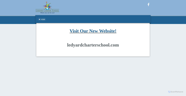 Security scan screenshot of https://ledyardcharterschool.net/