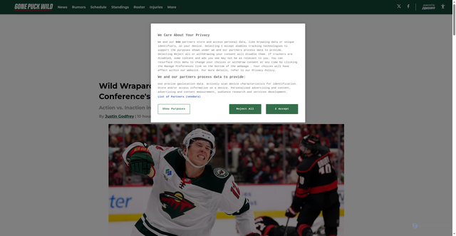 Security scan screenshot of https://gonepuckwild.com/wild-wraparound-the-wild-host-one-of-the-eastern-conference-s-best-teams-preview-minnesota-carolina-nhl-news-01kaeb8m0h5y