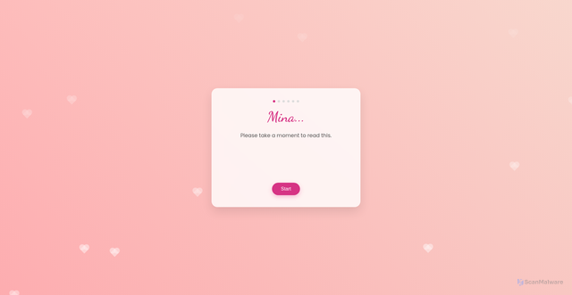 Security scan screenshot of https://iloveyoumina-5nekth1o26.edgeone.dev/