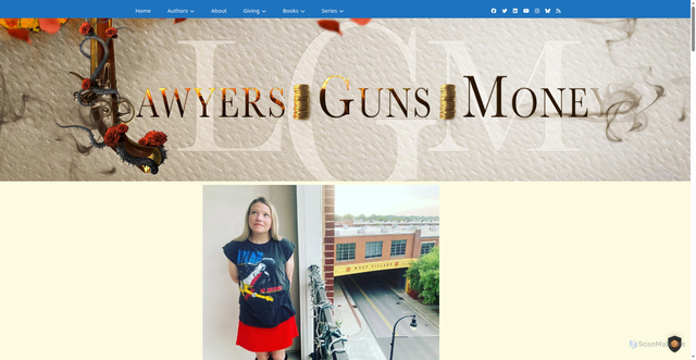 Security scan screenshot of https://www.lawyersgunsmoneyblog.com
