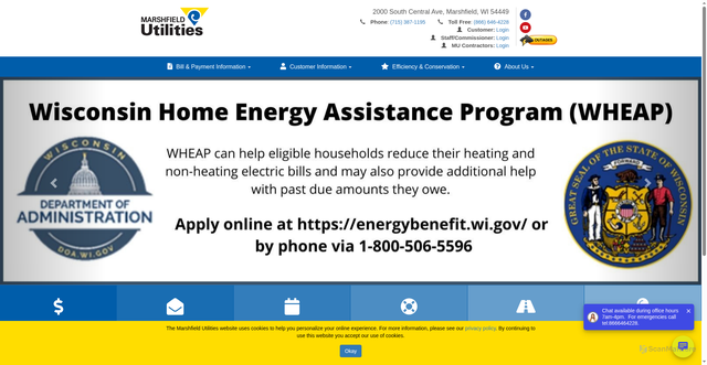 Security scan screenshot of https://mu-wi.gov/